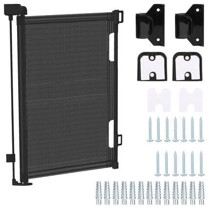 Extra Wide Child Safety Gate Retractable Door