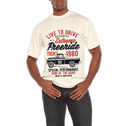 Extreme Freeride Men's Bamboo Viscose/Organic Cotton Short Sleeve Graphic T-Shirt