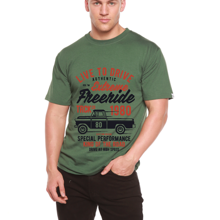 Extreme Freeride Men's Bamboo Viscose/Organic Cotton Short Sleeve Graphic T-Shirt