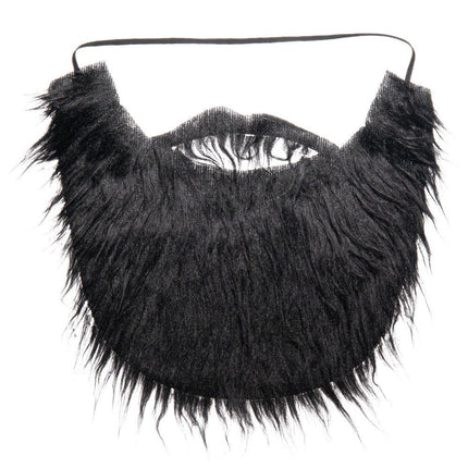 Fake Beard Costume Accessory, Facial Hair Disguise for Dress Up and Roleplay