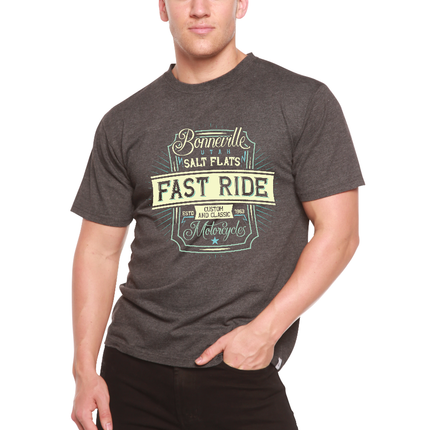 Fast Ride Men's Bamboo Viscose/Organic Cotton Short Sleeve Graphic T-Shirt