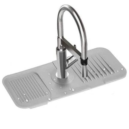 Faucet Splash Mat Sink Tray Water Drainage Pad Sponge Soap Holder