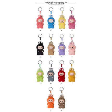 Labubu The Monsters Love Series Vinyl Plush Pendant – Blind Box (A–M / N–Z)