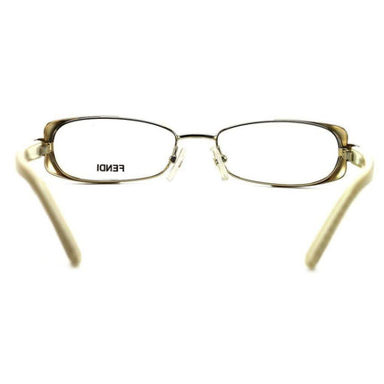 Fendi Women's Eyeglasses F943 714 Gold/Beige 49 16 135 Full Rim Oval