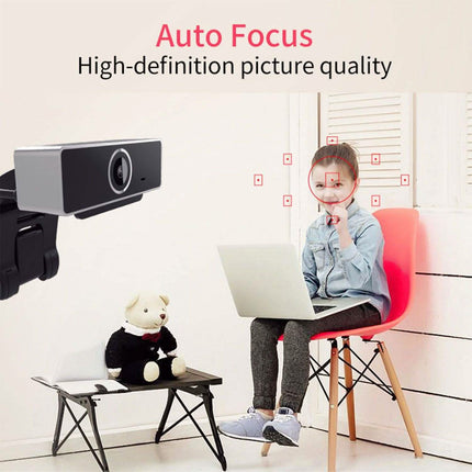 FHD 1080P Webcam USB Auto Focus with Microphone