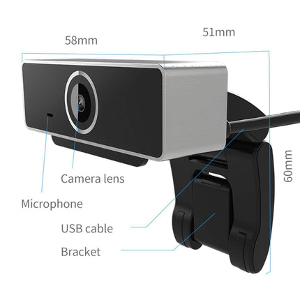 FHD 1080P Webcam USB Auto Focus with Microphone