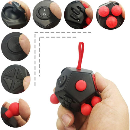 Fidget Dodecagon ‚Äì12-Side Fidget Cube Relieves Stress and Anxiety Anti Depression Cube