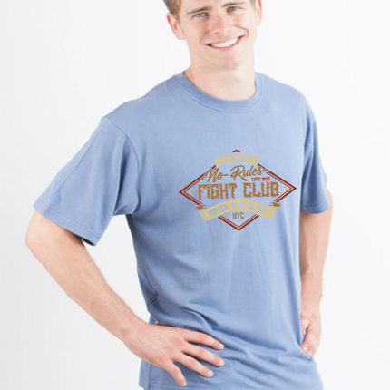 Fight Club Men's Bamboo Viscose/Organic Cotton Short Sleeve Graphic T-Shirt