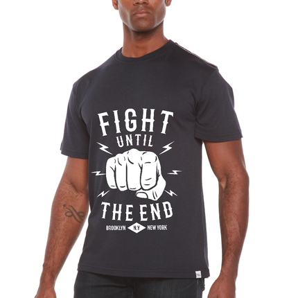 Fight Until Men's Bamboo Viscose/Organic Cotton Short Sleeve Graphic T-Shirt