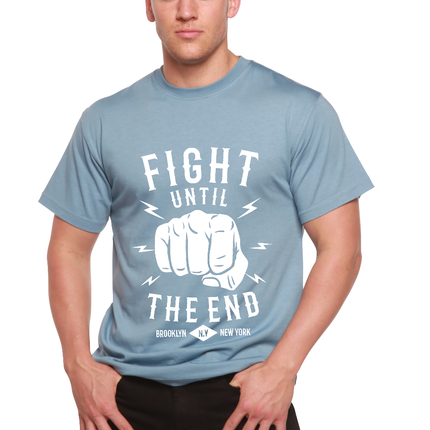 Fight Until Men's Bamboo Viscose/Organic Cotton Short Sleeve Graphic T-Shirt