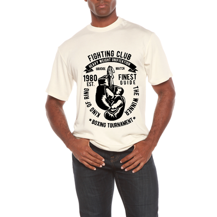 Fighting Club Men's Bamboo Viscose/Organic Cotton Short Sleeve Graphic T-Shirt