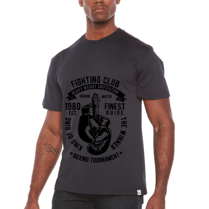 Fighting Club Men's Bamboo Viscose/Organic Cotton Short Sleeve Graphic T-Shirt