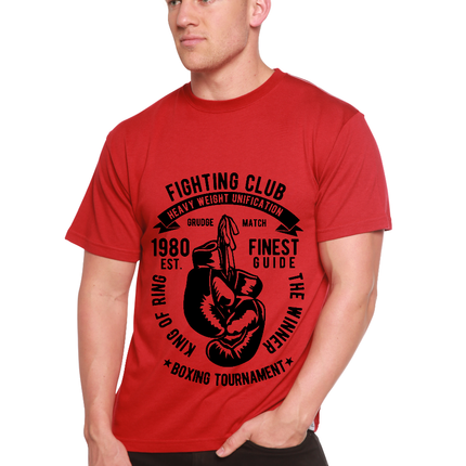 Fighting Club Men's Bamboo Viscose/Organic Cotton Short Sleeve Graphic T-Shirt