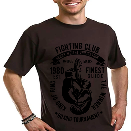 Fighting Club Men's Bamboo Viscose/Organic Cotton Short Sleeve Graphic T-Shirt