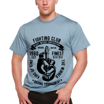 Fighting Club Men's Bamboo Viscose/Organic Cotton Short Sleeve Graphic T-Shirt