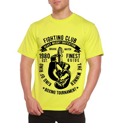 Fighting Club Men's Bamboo Viscose/Organic Cotton Short Sleeve Graphic T-Shirt