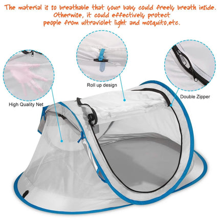 FINATE Baby Tent for Beach UPF 50+ and UV Protection