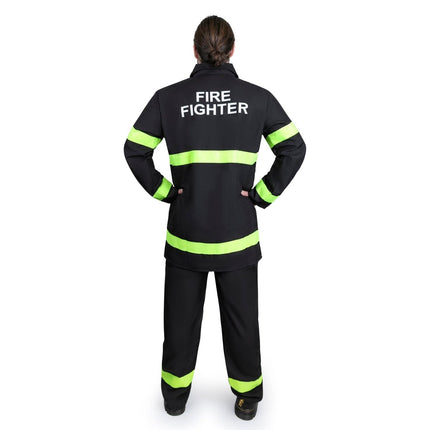 Adult Firefighter Costume with Jacket, Hat and Rescue Uniform