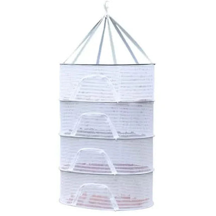 Fishing Net Hanging Dryer Bag Mesh Clothes Drying Basket Rack