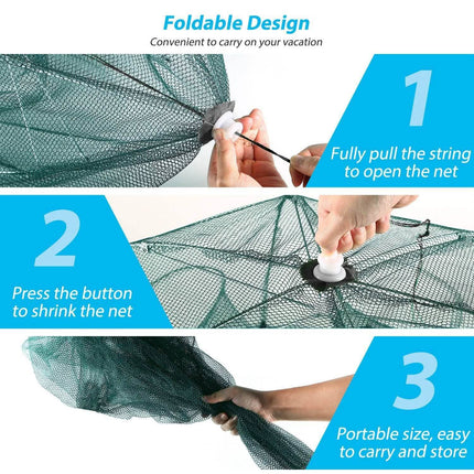 Fishing Trap Net Portable - Fishing Bait Trap