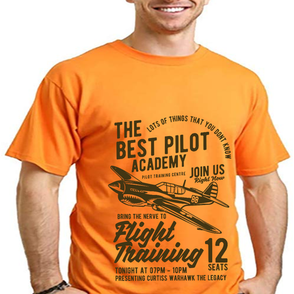 Flight Training Men's Bamboo Viscose/Organic Cotton Short Sleeve Graphic T-Shirt