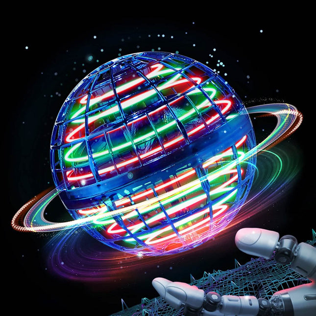Flying Orb Ball Rechargeable Boomerang Spinner UFO Drone Toy