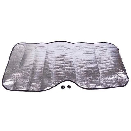 Fold-Up Reflective Windshield Sun Shade with Suction Cups