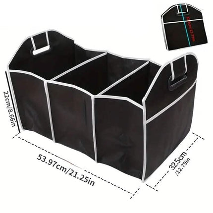 Foldable Canvas Car Trunk Organizer