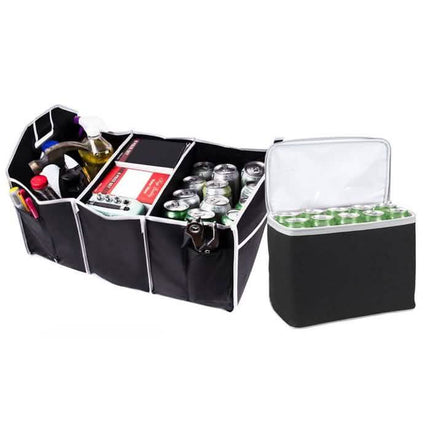 Foldable Car Trunk Organizer with Cooler