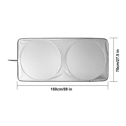 Foldable Car Windshield Visor Sunshade