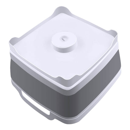 Foldable Dish Tub Washing Basin Collapsible Draining Pan Strainer Food Basket