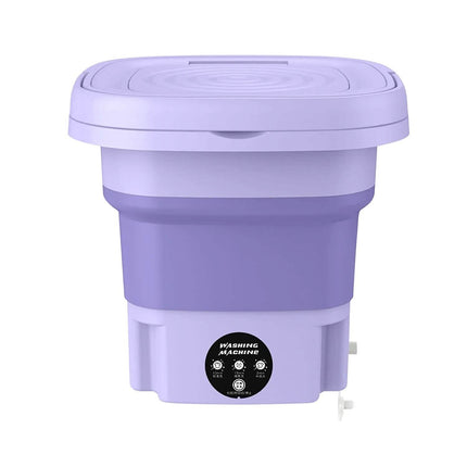Foldable Laundry Machine with Detachable Drain Basket
