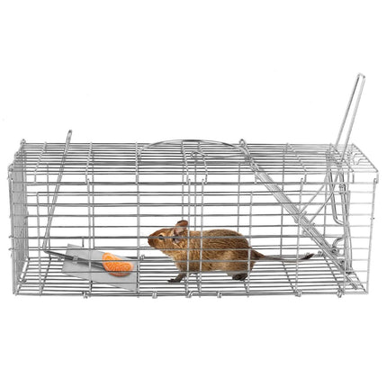 Foldable Rat Trap Cage Humane Live Rodent Trap Cage