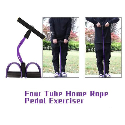 Four Tube Home Rope Pedal Exerciser