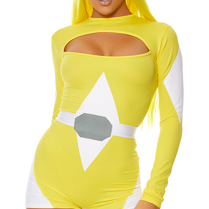Yellow Power Move Hero Women Costume by Forplay Costumes only at  TeeJayTraders.com - Image 3