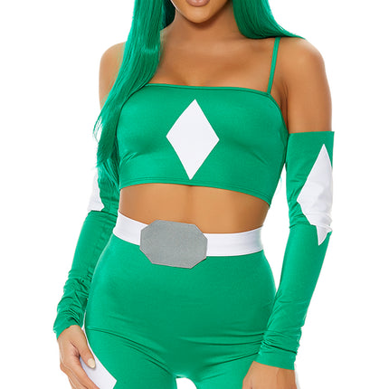 Take the Green Power Women Costume by Forplay Costumes only at  TeeJayTraders.com - Image 3