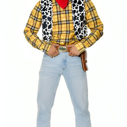 Playtime Deputy Cowboy Story Men Costume by Forplay Costumes only at  TeeJayTraders.com