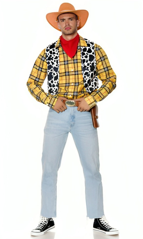 Playtime Deputy Cowboy Story Men Costume by Forplay Costumes only at  TeeJayTraders.com