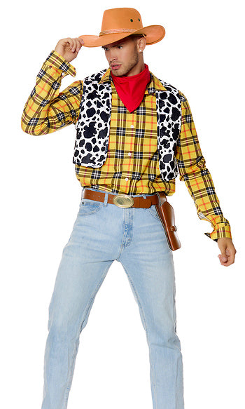 Playtime Deputy Cowboy Story Men Costume by Forplay Costumes only at  TeeJayTraders.com - Image 3