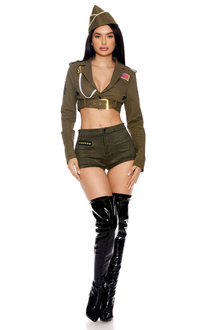 Command Attention Military Women Costume by Forplay Costumes only at  TeeJayTraders.com
