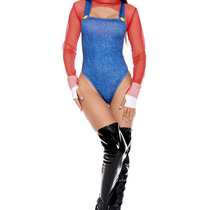 Its Me Red And Blue Video Game Women Costume by Forplay Costumes only at  TeeJayTraders.com