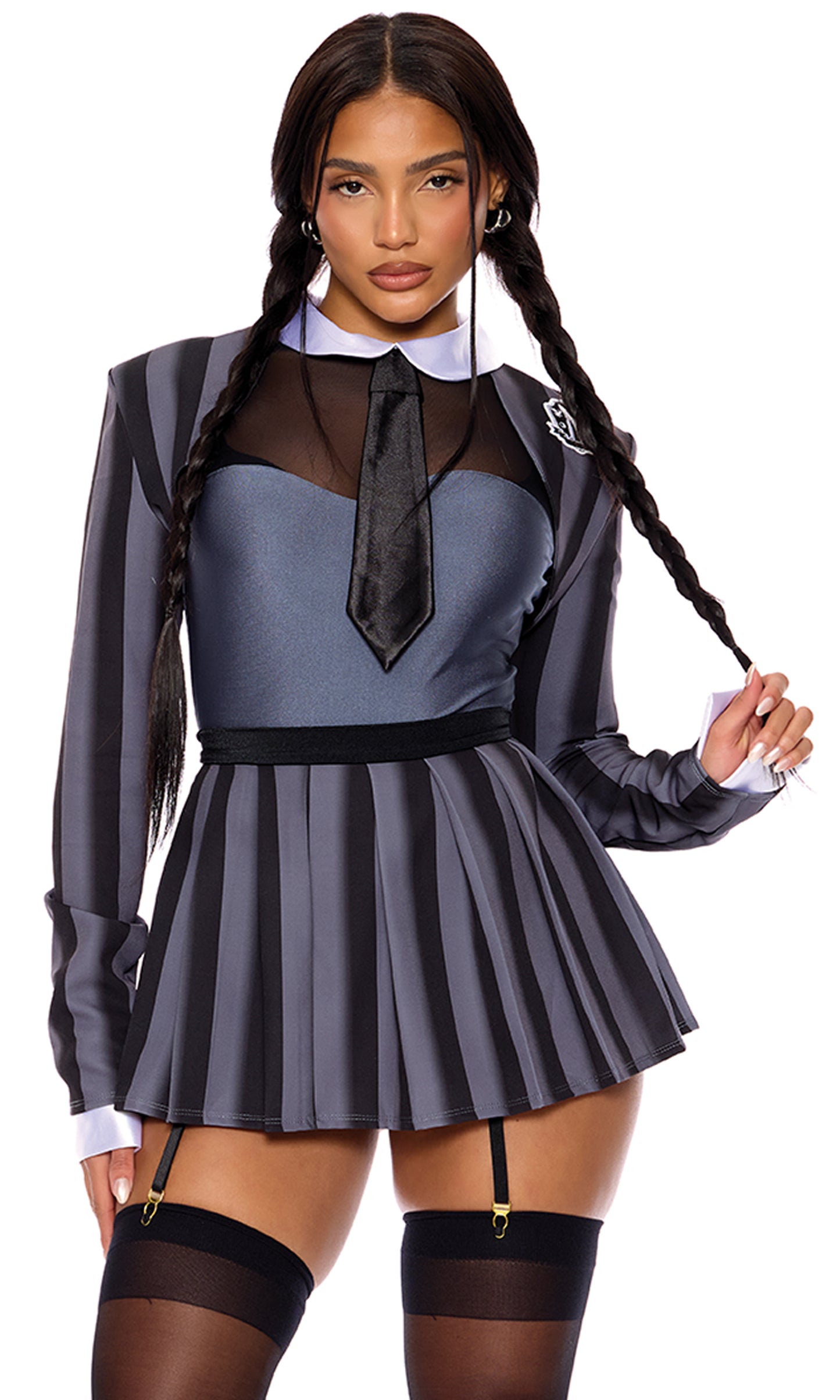 Class Wednesday Scary Women Costume by Forplay only at  TeeJayTraders.com - Image 2