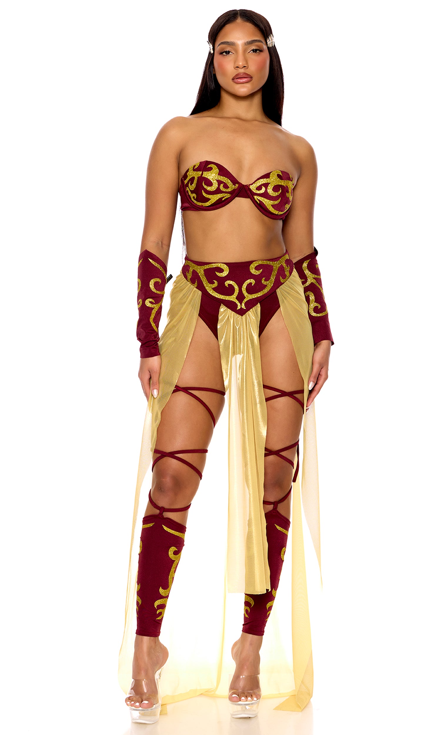 Roman Empire Gladiator Women Costume by Forplay only at  TeeJayTraders.com