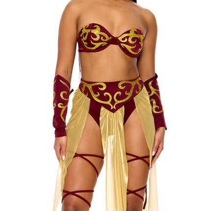 Roman Empire Gladiator Women Costume by Forplay only at  TeeJayTraders.com - Image 2