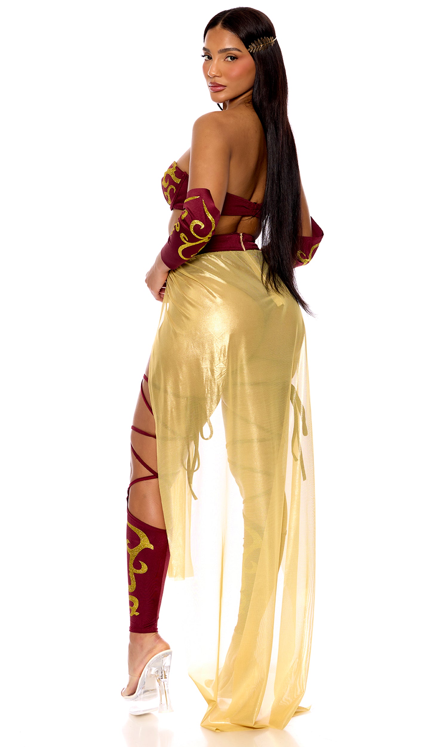 Roman Empire Gladiator Women Costume by Forplay only at  TeeJayTraders.com - Image 3