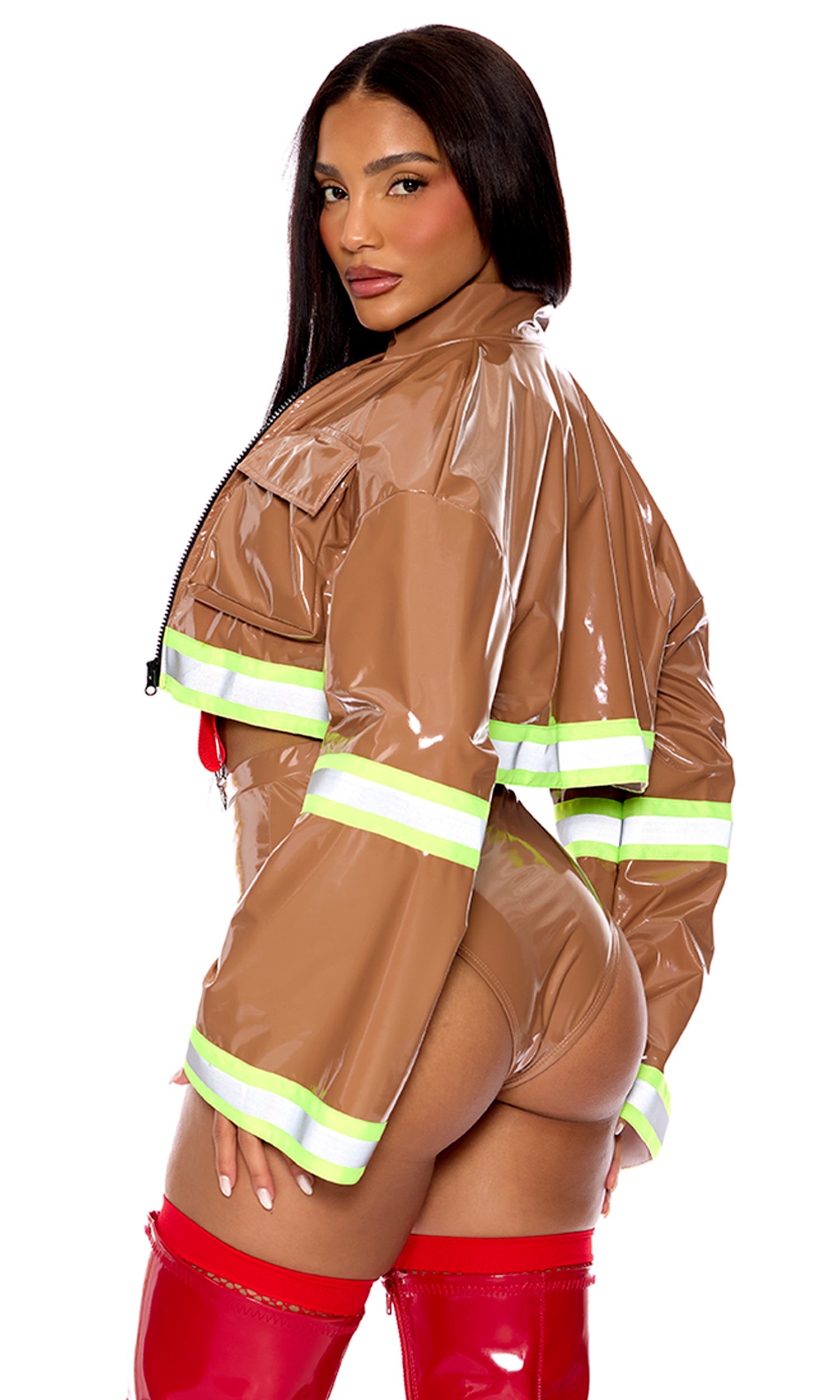 Hot Streak Firefighter Women Costume by Forplay only at  TeeJayTraders.com - Image 2