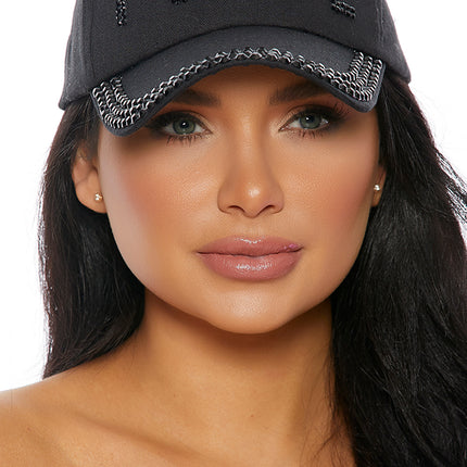 Police Hat Rhinestone by Forplay Costumes only at  TeeJayTraders.com
