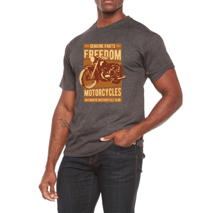 Freedom Motorcycles Men's Bamboo Viscose/Organic Cotton Short Sleeve Graphic T-Shirt