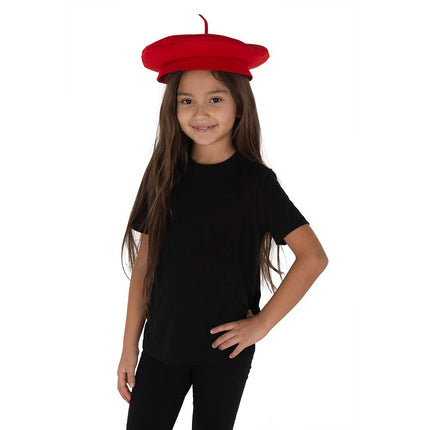 Kids Beret Hat Costume Accessory – One Size Fits Most