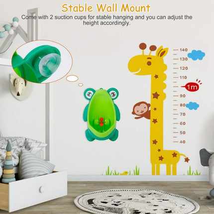 Frog Potty Training Urinal Bathroom with Funny Aiming Target